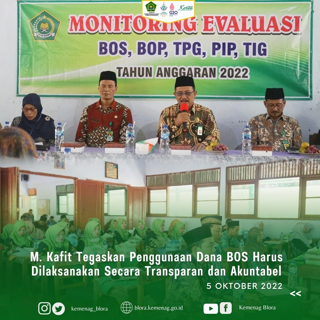 M. Kafit Tegaskan Penggunaan Dana BOS Harus Dilaksanakan Secara Transparan dan Akuntabel